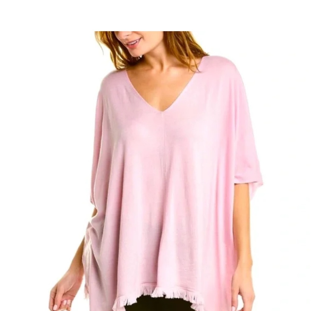Johnny Was Light Pink V-Neck Tunic